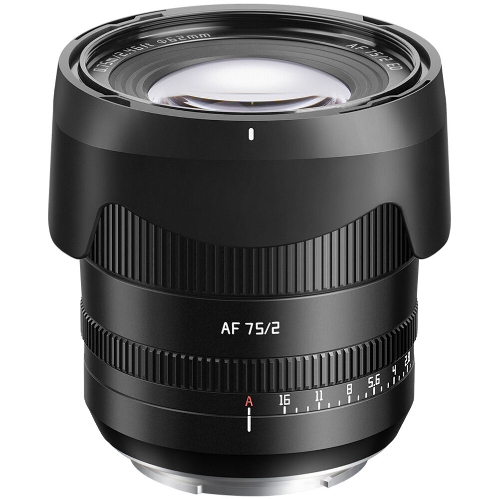 TTArtisan AF 75mm f 2 Objetivo para Sony E - Enfoque Automático y Construcción Metálica
