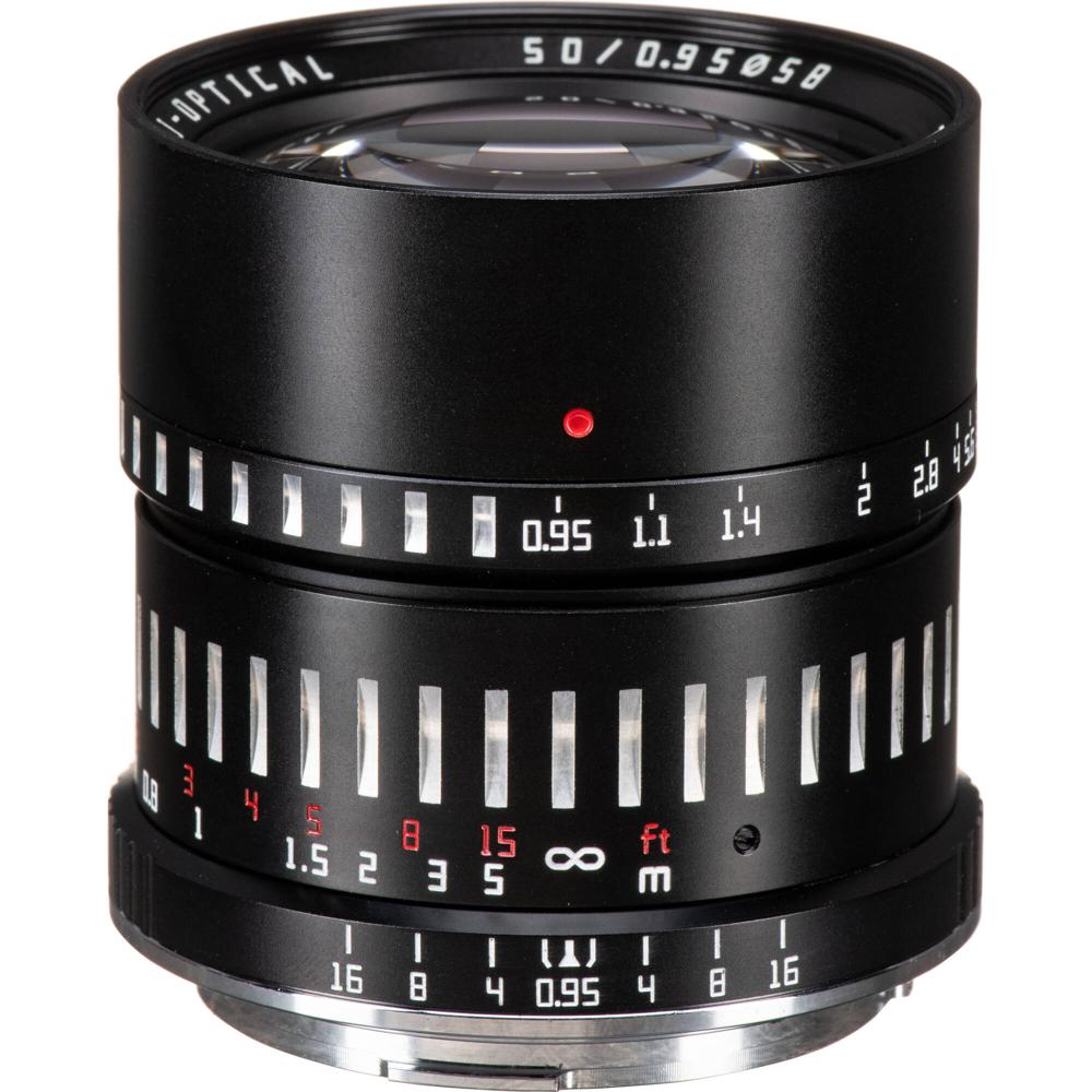 TTArtisan 50mm f 0.95 Lente para Canon RF - Diseño Retro con Enfoque Manual