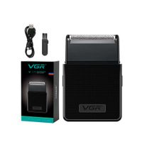 VGR V-376 Mini Shaver Afeitadora Eléctrica Recargable Portátil Negro