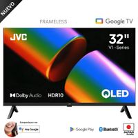 Televisor JVC 32 QLED HD Smart Tv  LT-32KM1584 Google Tv