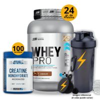 Proteína Whey pro de 1kg Chocolate - Creatina Applied Nutrition de 500gr - regalos