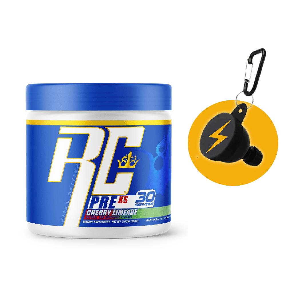 Ronnnie Coleman XS 168gr Cherry limeade preentreno y portasuplementos