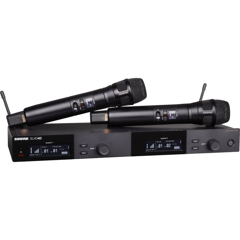 Shure SLXD24D N8S Sistema de Microfono Inalambrico de Mano Digital de Doble Canal