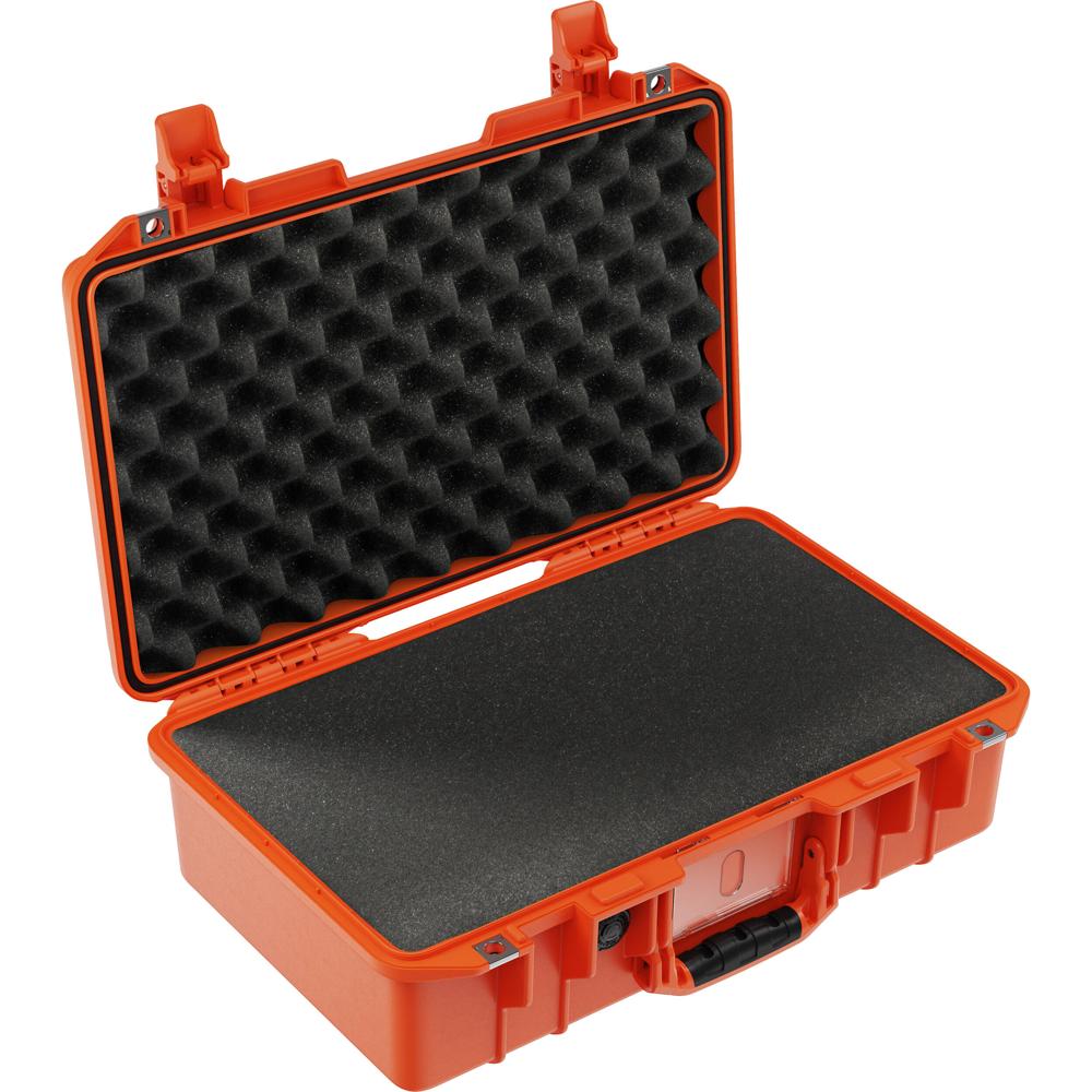 Pelican Estuche Duro 1485AirWF Mandarina con Inserto de Espuma - Impermeable y Antipolvo