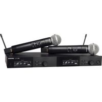 Shure SLXD24D Sistema de Microfono Inalambrico de Mano Doble Canal con Capsulas SM58 5