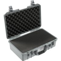 Pelican Estuche Duro 1485AirWF Plata con Inserto de Espuma - Impermeable Antipolvo y Resistente