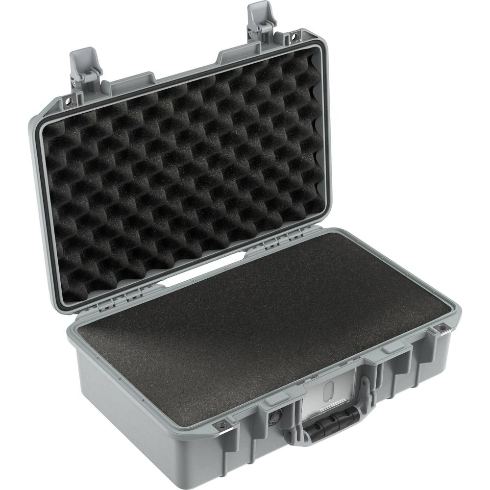 Pelican Estuche Duro 1485AirWF Plata con Inserto de Espuma - Impermeable Antipolvo y Resistente
