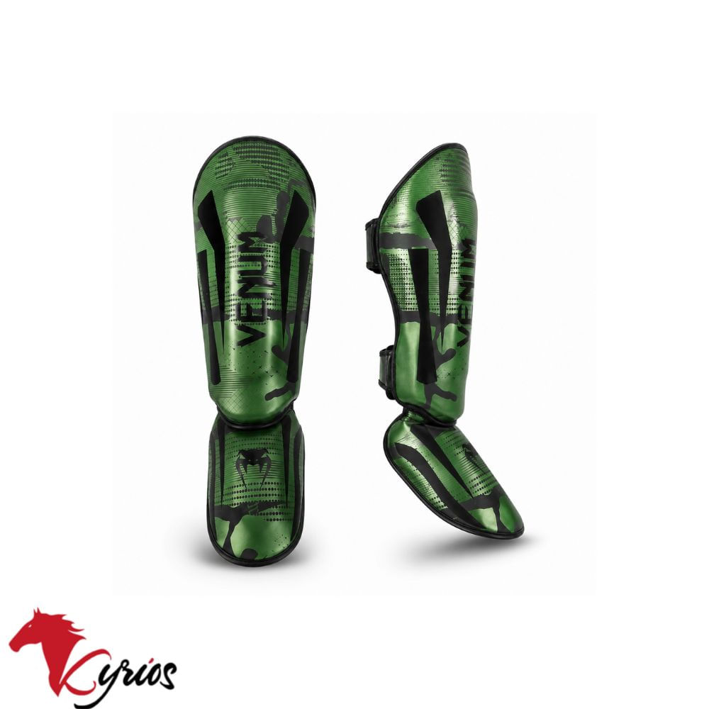 Canilleras Venum Elite Camufladas Verde