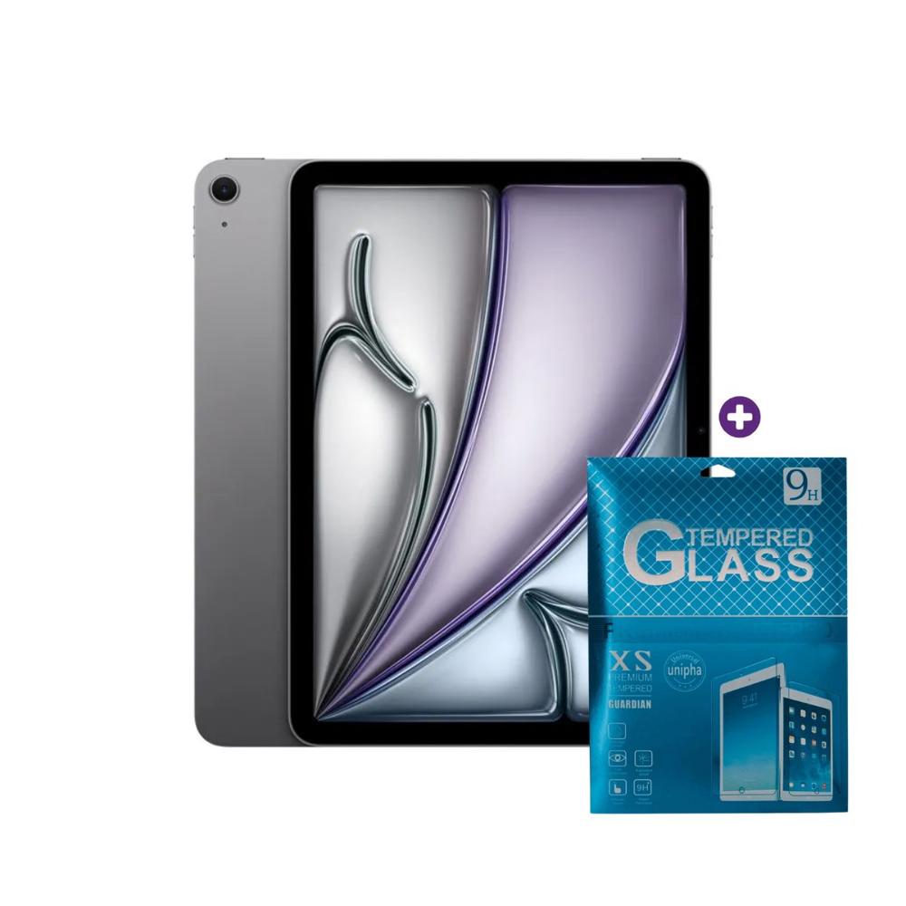 iPad Air 11 Chip M4 128GB Wi-Fi iPadOS Space Gray - Mica de Vidrio Templado