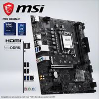 PLACA MSI PRO B860M-E DDR5 LGA 1851