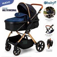 Coche Cuna Moisés SIGNAL Ebaby EB182 Azul