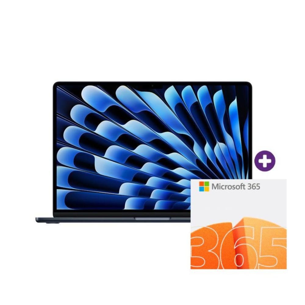 MacBook Air M5 13 Pulgadas 512GB SSD 16GB RAM macOS Midnight con Mircrofost Office 365