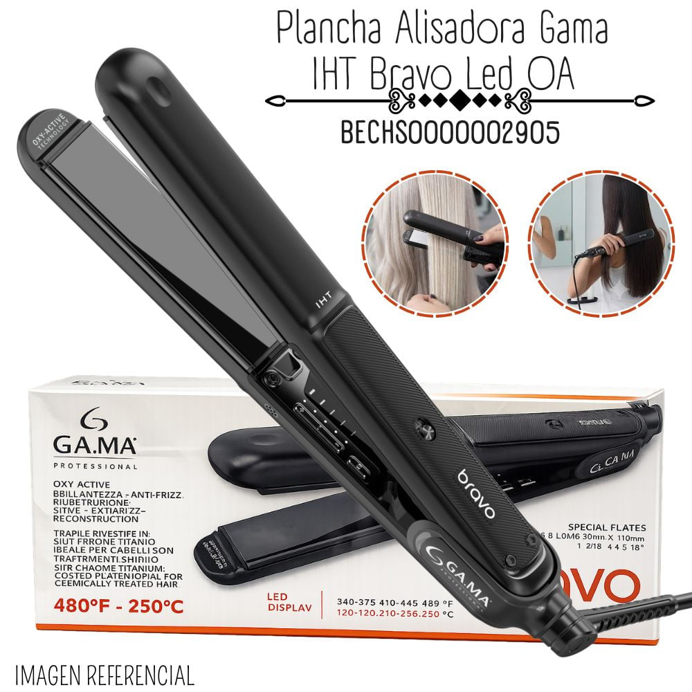 Plancha Alisadora Gama IHT Bravo Led OA - BECHS0000002905