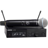 Shure SLXD24 B58 Sistema de Microfono Inalambrico de Mano con Capsula Beta 58A UHF H55
