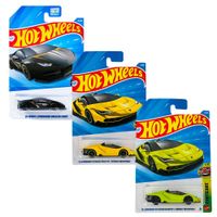 Hot Wheels 3-Pack Lamborghini Autos a Escala Coleccionables