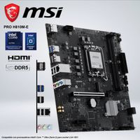 PLACA MSI PRO H810M-E DDR5 LGA 1851