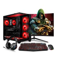 COMPUTADORA PC GAMER HAKU RYZEN 8 8600G 16GB DDR5 500GB 24 CURVO MI PC LISTA MIPCLISTA - PCGAMER