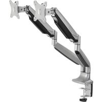 SIIG Soporte de Escritorio de Gas de Aluminio para Dos Monitores Modelo High Premium Sop