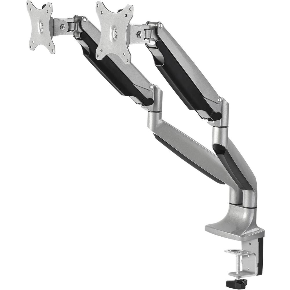 SIIG Soporte de Escritorio de Gas de Aluminio para Dos Monitores Modelo High Premium Sop