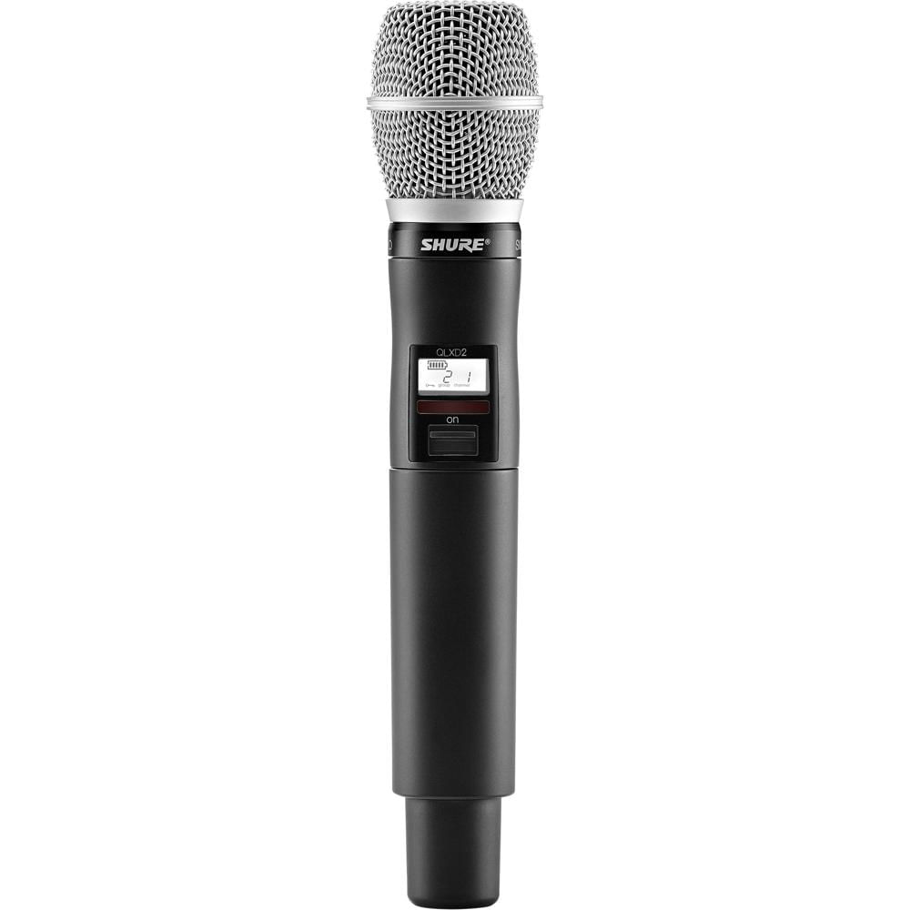 Shure QLXD2 SM86 Microfono Inalambrico Digital de Mano con Capsula SM86 1680 Frecuencias