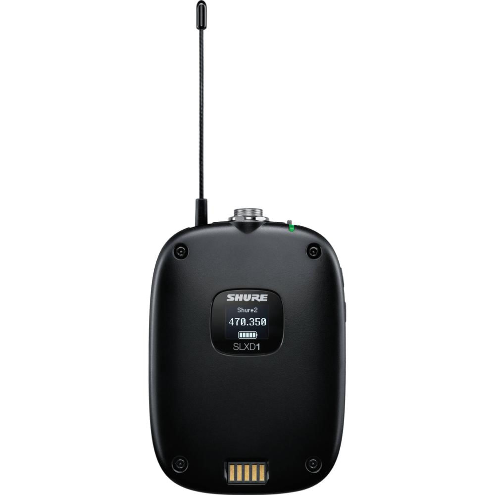 Shure SLXD1 Transmisor Inalámbrico Digital Bodypack H55 514 a 558 MHz - 1760 Frecuencia
