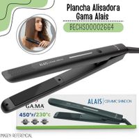 PLANCHA ALISADORA GAMA ALAIS CERAMIC SHINE ION