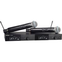 Shure SLXD24D B58 Sistema de Microfono Inalambrico de Mano Dual-Canal con Capsulas Beta