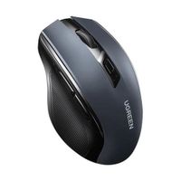 Mouse Ergonómico Inalámbrico UGREEN 2.4 GHz 4000 DPI Silencioso Negro 15063