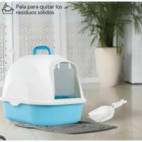 Arenero cerrado para gatos con puerta abatible - CELESTE