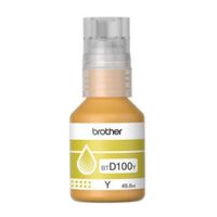 Botella de Tinta Brother BTD100Y Amarillo 48.8ml para InkBenefit Tank DCP-T230/T430W/T436W