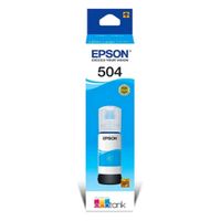 Botella de Tinta EPSON 504 Cian 70 ml para EcoTank L4150 L4160 L4260 L6270 L14150