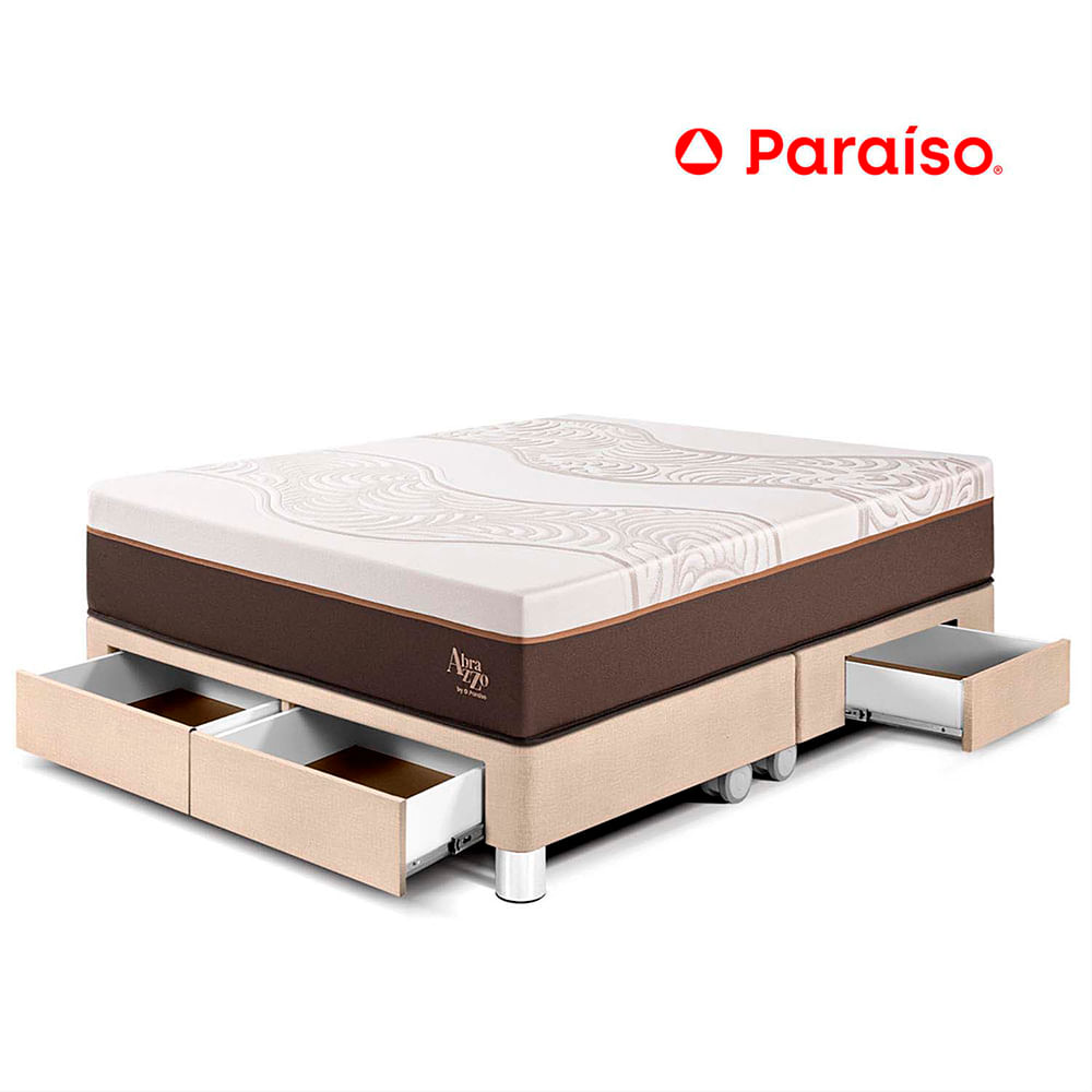 Cama con Cajones Royal Abrazzo King Champagne