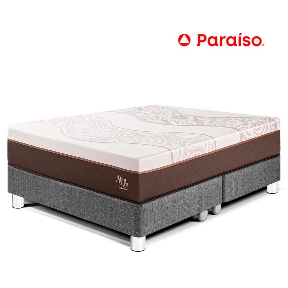 Cama Royal Abrazzo Queen Gris