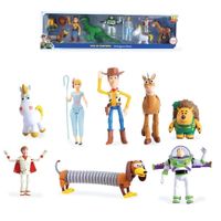 Set de Muñecos de Jebe Toy Story Articulados 9 Pcs