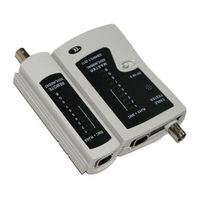 Tester Probador de Cable de Red LAN RJ45 y BNC testeador