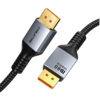 Cable DisplayPort a DisplayPort 2.1 Premium 16K a 60Hz 80Gbps CABLETIME de 1 M