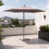 Sombrilla de terraza Lateral Hexagonal 290cm Taupe