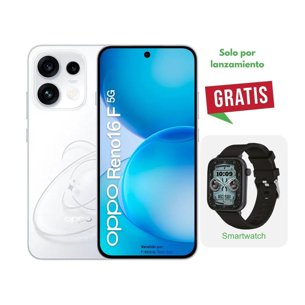 Oppo Reno16 F 5G 8RAM 256GB Blanco