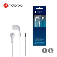 Audífonos Motorola Earbuds 2-S In Ear con Micrófono Jack 3.5 mm Blanco