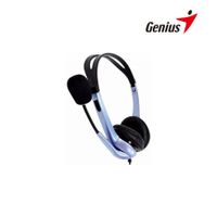 Audífono con Micrófono Genius HS-04S-BL Single 3.5 mm Cancelación Ruido Azul