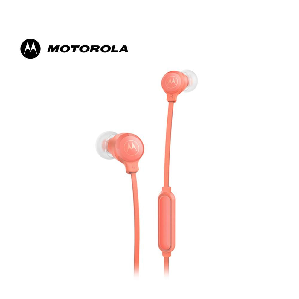 Audífonos Motorola Earbuds 3-S In Ear con Micrófono Durazno