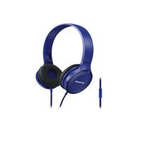 Audífonos Panasonic HF100M On Ear con Micrófono Jack 3.5 mm Plegables Azul