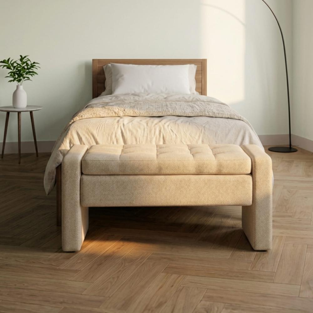 Banqueta Individual Aurelia Beige Coricha Home