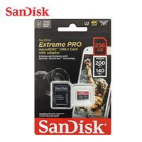 Memoria Micro SDXC SanDisk Extreme Pro 256GB A2 U3 V30 200MB/s 4K con Adaptador SD