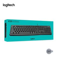 Teclado Logitech K120 USB Español Resistente a Salpicaduras Negro