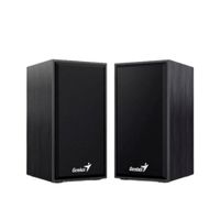 Parlantes Genius SP-HF180 USB 3.5mm Estéreo 6W para PC Laptop Negro