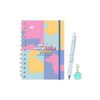 Pack Michi lover - agenda para dueños de mascotas. lapicero y borrador