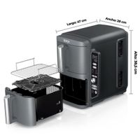 Freidora De Aire Vertical Doble Cesta 9.5L