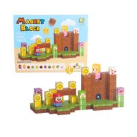 Juguete Set de Bloques de Magnet Block Mario 108 Pcs