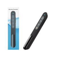 Presentador Inalambrico PowerPoint 2 en 1 con Laser y Receptor Dual USB-A y USB-C 80 M